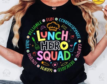 School Lunch Hero Squad Funny Cafeteria Workers Digital PNG, Lunch Hero Squad Png, Lunch Team Png, Funny Workers PNG, School Lunch Png