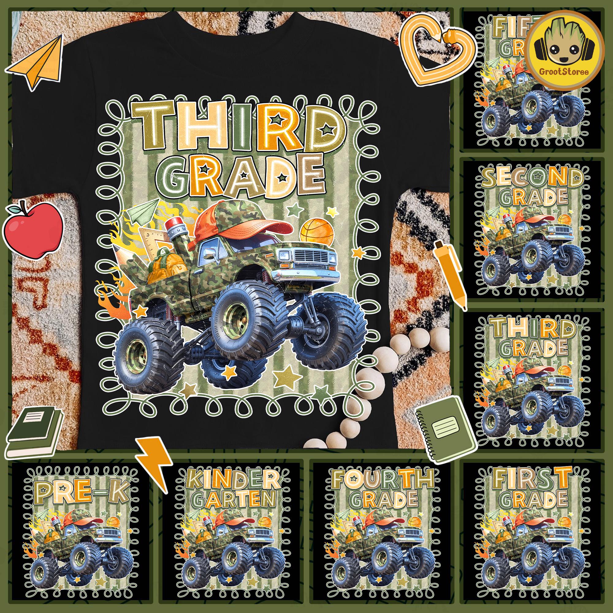 Retro Back To School Camouflage Png Bundle, First Day Of School Png, Kindergarten Png, Camo School Boy Kids Shirt Png, Camo Teacher Png