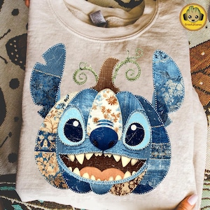 Retro blå alien tecknad pumpa png, preppy höstblommig filmkaraktär pumpa png, blå denim pumpa krydda png, pumpa lapptäcke png
