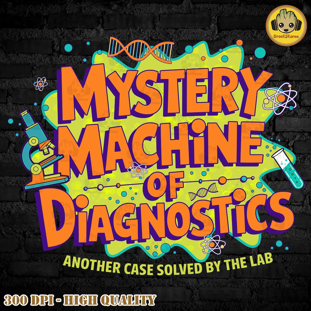 Lab Week 2025 Png, Mystery Machine Png, Mystery Machine of Diagnostics ...