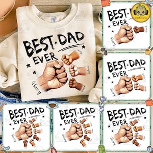 Conjunto de golpes de puño personalizados (PNG), manos de papá e hijo (PNG), golpes de puño para bebé, niño pequeño, papá, Día del Padre (PNG), Cuatro de Julio (PNG)