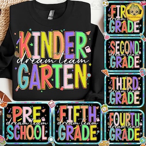 Preppy Back to School PNG Bundle, Teacher Coquette First Day of School Shirt Design, Girly Pink Bow Png, Pre-k 1st/2nd/3rd/4th Grade