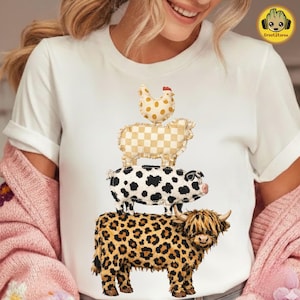 Wzór imitujący imitację kowbojki w stylu western (PNG), wzór koszuli w stylu country western, zwierzę gospodarskie (PNG), zwierzęta zachodnie (PNG), sublimacja wielkanocna