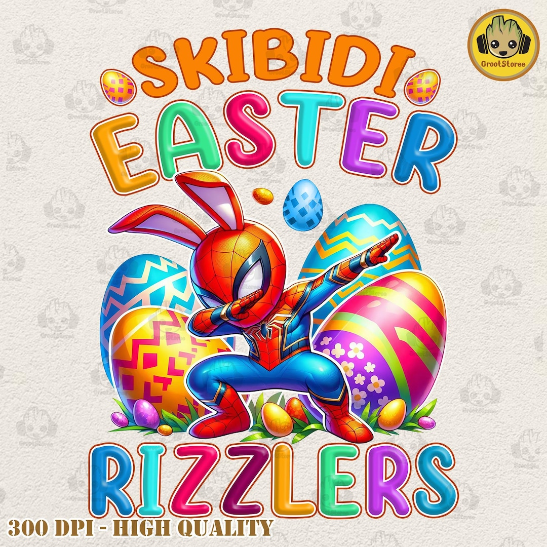 Sigma Rizzles Skibidi Easter Rizzles Cartoon Png, Gen Alpha Slang Funny Easter Png ...