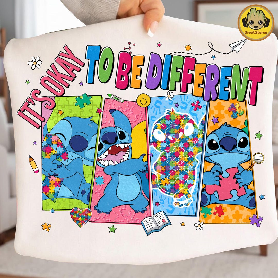 It’s Okay to Be Different Png, Blue Cartoon Autism Png, Autism Blue ...