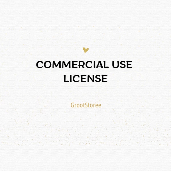 COMMERCIAL USE LICENSE