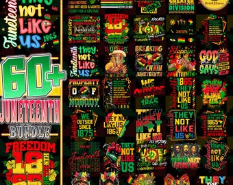 60+ Juneteenth Bundle Png, Bundle Juneteenth 1865 Png, Black History Png, Free-ish Png, They Not Like Us Png, Black Freedom, Juneteenth Png
