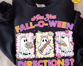 Retro Spooky Teacher Png, Halloween Cute Ghost Teacher Png, Teacher Boo Png, Spooky Vibes Png, School Halloween Png, Trick Or Teach Png