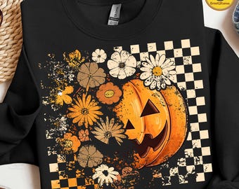 Floral Fall Pumpkin Png, Fall Pumpkin Png, Thanksgiving Png, Autumn Png, Fall Shirt, Fall Png, Boho Floral Pumpkins png, Halloween Png