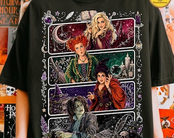 Neon Halloween Witches PNG, Retro Witch Character Design, Bad Witches Vibes PNG, Funny Spooky Season Shirt, Halloween Digital Download