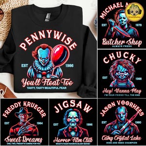 5+ Neon Halloween Horror Freunde Png Bundle, Movie Killers Neon Png, Scary Halloweenmovie Png, Horrorfilm Png, Halloween Killer Png