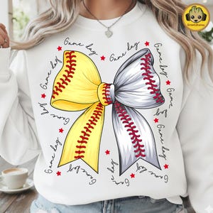 Baseball Softball Bow Png, Baseball Png Sublimation, Coquette Baseball Shirt Design, Sport Mama Png, Softball Baseball Sublimation