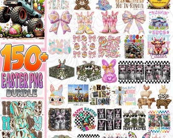 150+ Easter Png Bundle, Easter Tshirt Designs, Easter Bunny Png, Easter Svg, Easter Cartoon Png, Trendy Easter Png, Easter Chrisitian Png