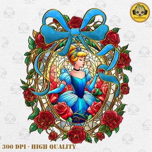 Stained Glass Princess Png, Mirror Princess Castle Png, Cartoon PNG Clipart, Princess Coquette Bow Png, Family Trip Png, Family Vacation Png