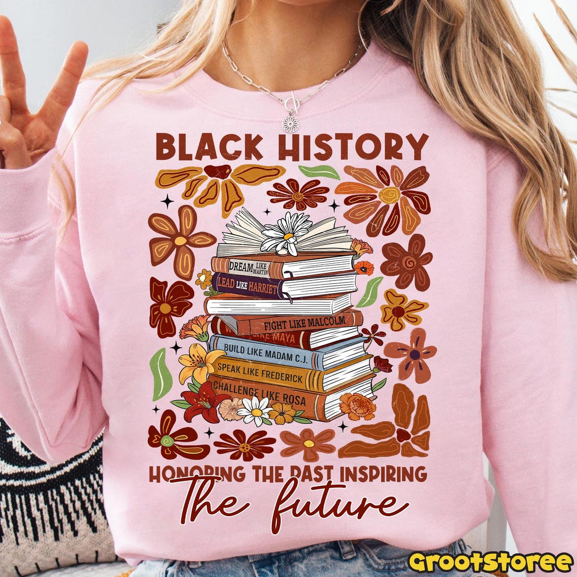 Black History Month PNG, Honoring the Past Inspiring the Future Teacher ...