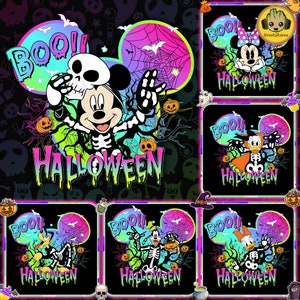 Mouse And Friend Halloween 2024 Png Bundle, Not So Scary Halloween Png, Family Halloween Shirts Png, Halloween Trip Png, Halloween Png