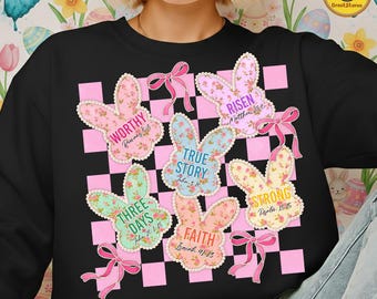Easter Christian Bunny PNG, Faith Bible Quote Design, A Lot Can Happen In Three Days Png, He Is Risen Religious Shirt File, Jesus Easter Png