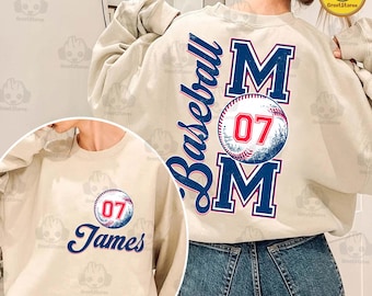 Personalized Baseball Png, Baseball Mom Shirt With Jersey Number Png, Custom Baseball Shirt Png, Baseball Mama Png, Custom Baseball Mom