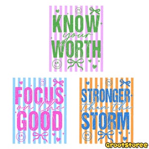 Gestreiftes inspirierendes PNG-Bundle, christlicher Glaube Zitate PNG, geschaffen mit einem Zweck, immer freundlich, Selbstliebe-geistige Gesundheit Design Bild 2