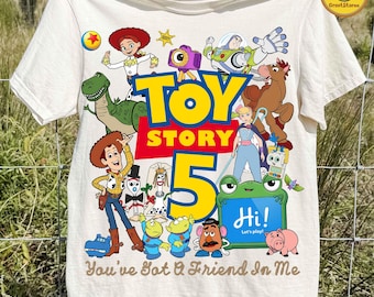 You’ve Got a Friend in Me Png, Toy Movie Characters PNG, The Age of Toys is Over Png, Watercolor Toy Friends Clipart, Story Shirt Design