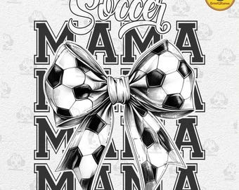 Mamá Futbolista Png, Lazo de Fútbol Coqueta Png, Mamá Futbolista Png, Fútbol Retro Png, Sublimación del Día del Juego, Lazo Deportivo Coqueta Png, Archivo Digital