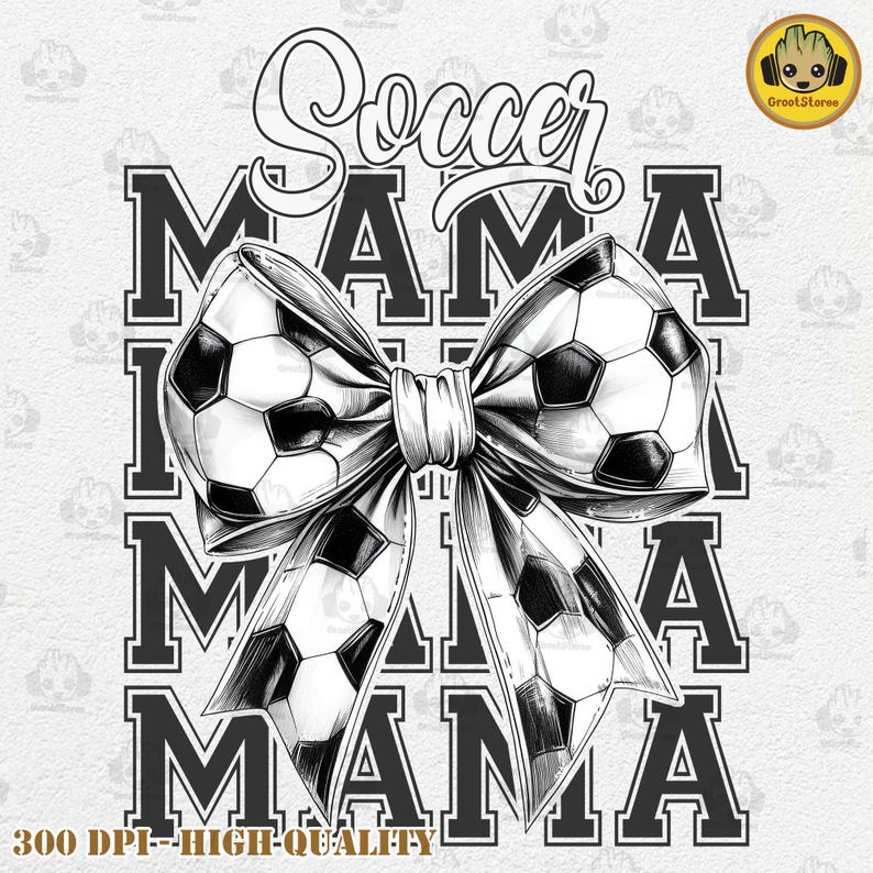 Soccer Mama Png, Soccer Coquette Bow Png, Soccer Mom Png, Retro Soccer ...