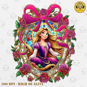 Castillo de princesa de vitral (Png), clipart de dibujos animados (Png), lazo de princesa coqueta (Png), viaje familiar (Png), vacaciones familiares (Png), amigos divertidos de dibujos animados