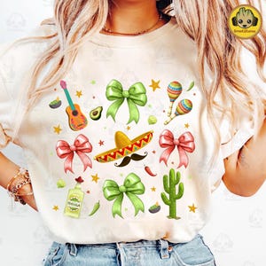 Cinco De Mayo Coquette Bow Png, Mexican Png, Mexico Tequila Png, Margarita Tacos Png, Let’s Fiesta Png, Festival 2025 Png, Mexican Party Png
