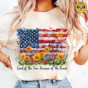 Retro amerikanische Flagge Blumen Png, Vaterländische Wildblumen Png, USA Land der freien Png, Boho 4. Juli Shirt Design, Mohn und Gänseblümchen Flagge Png