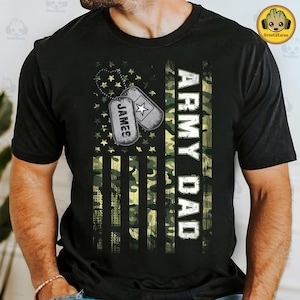 Camouflage Army Dad Png, American Flag Png, Proud Veteran Png, Gift for Fathers Day Png, Army Dad Png, Memorial Day Png, 4th Of July Png