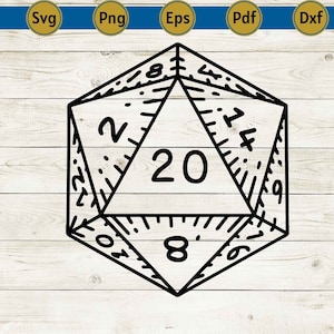 D20 Isometric dice svg, dnd svg, d20 svg, dnd shirt, dnd logo, dice png, bunco svg, poker svg, dice game, silhouette, cricut, cut file.