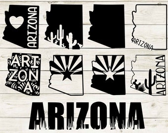 Arizona SVG - Perfect for DIY Arizona - Arizona Outline SVG - Customizable svg for Personalized Arizona Gifts - cricut - cut file - decal
