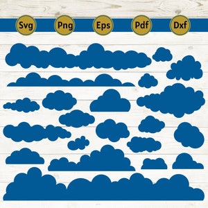 cloud svg, clouds png, cloud clipart, rain cloud,  weather svg, cloud svg file, balloon svg, cloud background, silhouette, cricut, cut file.