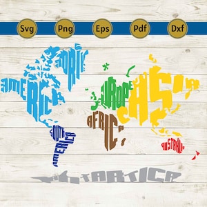 world map svg, world map laser, world map, world map wall art, map of the world, world map poster, world map decal, svg files, cricut, cut