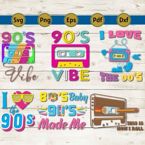 cassette tape svg, 90s svg, 90s png, 90s clipart, 90s shirt, 90s stickers, cassette svg, 80s svg, vintage svg, sublimation, silhouette, dxf.