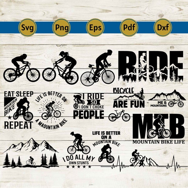 Mountainbike Rahmen, Mtb Rahmen, Mountainbike Rahmen, Mountainbike Rahmen, Mountainbike Rahmen, Mountainbike Rahmen, Off-Road Rahmen, Cricut, cut Datei, Aufkleber