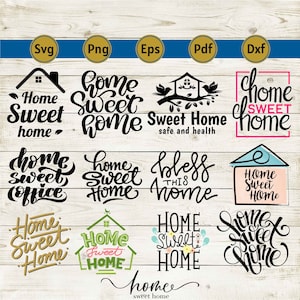 home sweet home svg, home svg, farmhouse home svg, home svg file, door hanger svg, welcome svg, sweet home svg, cricut, cut file, decal, dxf