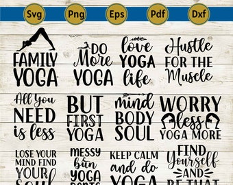 meditation quotes svg png bundle, yoga svg, namaste svg, spiritual svg, mandala svg, chakra svg, yoga pose svg, cricut, cut file, silhouette