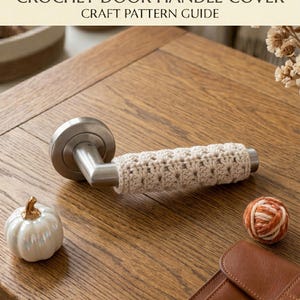 Crochet Door Knob Pocket Pattern PDF, Hanging Storage Bag Crochet Pattern, door Holder, Door Handle Organizer.