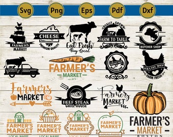 farmers market svg, farm truck svg, pumpkin patch svg, farmersmarket shirt, farmers market logo, farmers market graphics, cricut, cut file