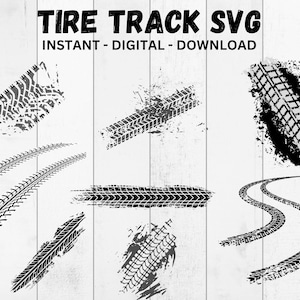 Tire Tracks Svg, Tire Track Clipart, Tire Track Patterns, Tire Marks Svg, Tire Tracks Silhouette, Dirt Marks Svg, Car Tire Marks Svg, cricut