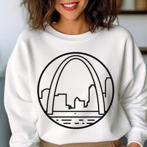 St Louis SVG, STL SVG, St. Louis Arch, St Louis Skyline, Cardinals, stl png, St Louis City, Digital Download, Cricut, Silhouette