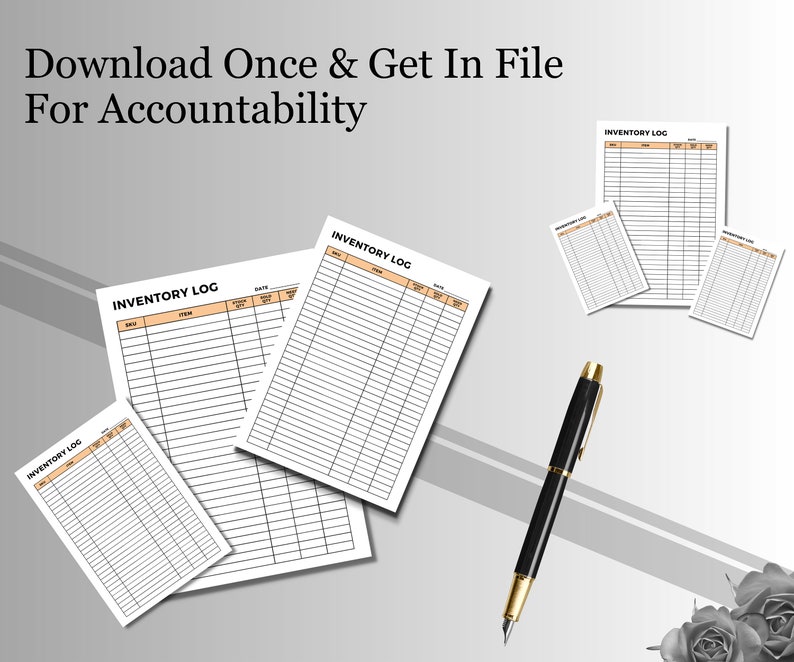 Accountable Inventory Inventory Management, Inventory Tracker, Inventory Sheet, Inventory ...