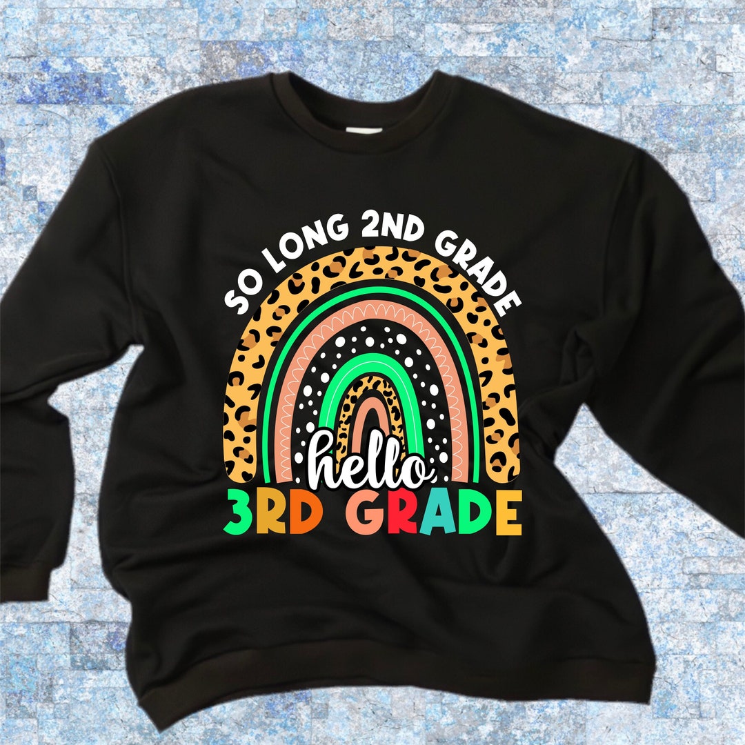 So Long 2nd Grade Hello 3rd Grade Svg, 3rd Grade Png, 3rd Grade Girl