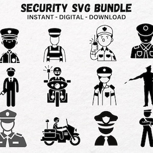 security svg, security guard svg, security png, security clipart, security shirt, security gift, security monogram, Staff Bouncer cricut cut