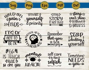 paquete de SVG sarcástico, SVG de salud mental, SVG sarcástico, PNG de salud mental, camiseta de salud mental, SVG amable, elige SVG feliz, Cricut, cortar.