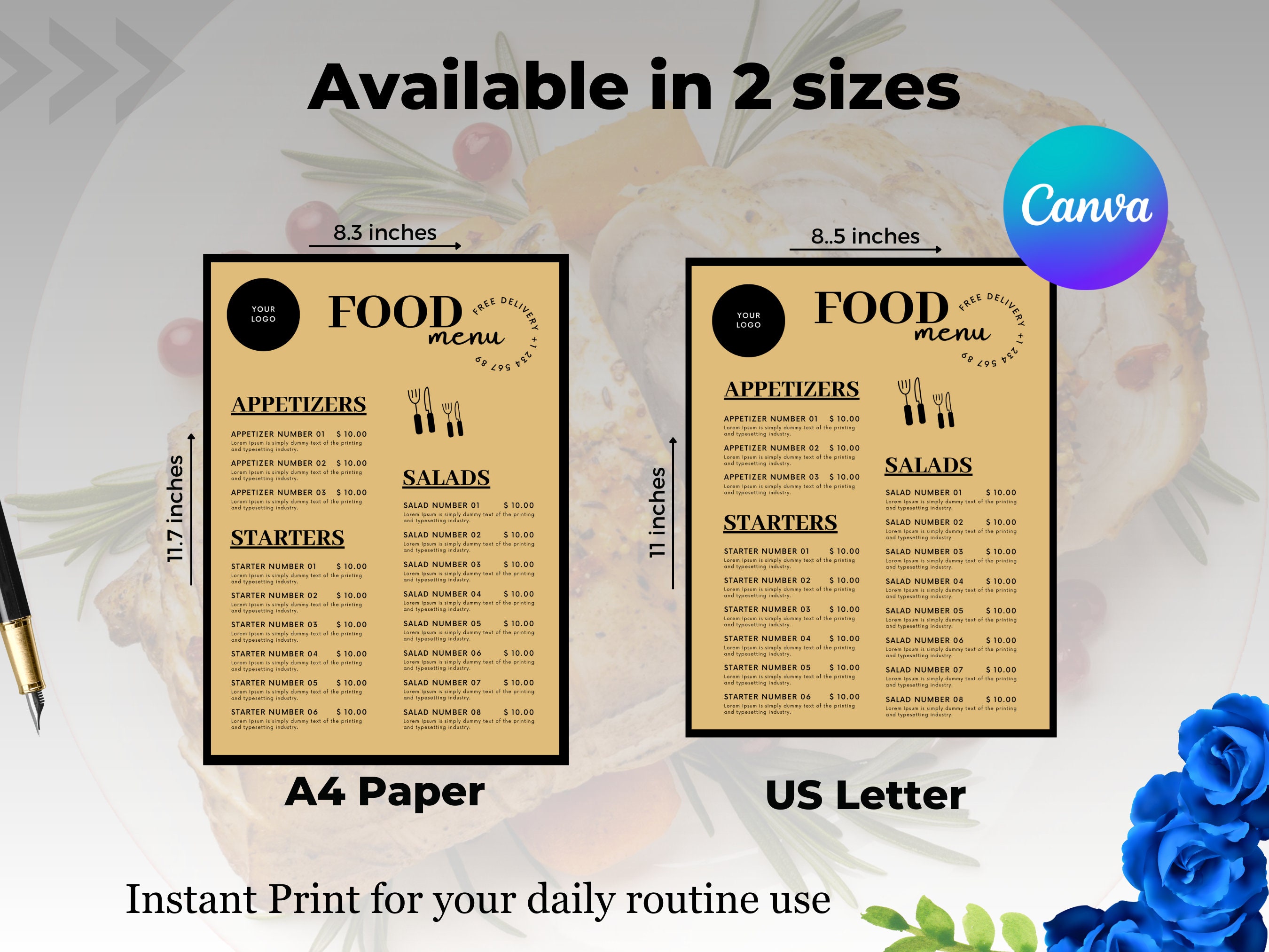 Restaurant Menu Template, Restaurant Menu, Food Menu Template, Price List, Price List Template ...