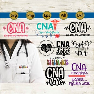 cna nurse life gift svg png clipart, stethoscope svg, nursing student svg, healthcare svg, cna shirt, cna gifts, cricut, cut file, decal.