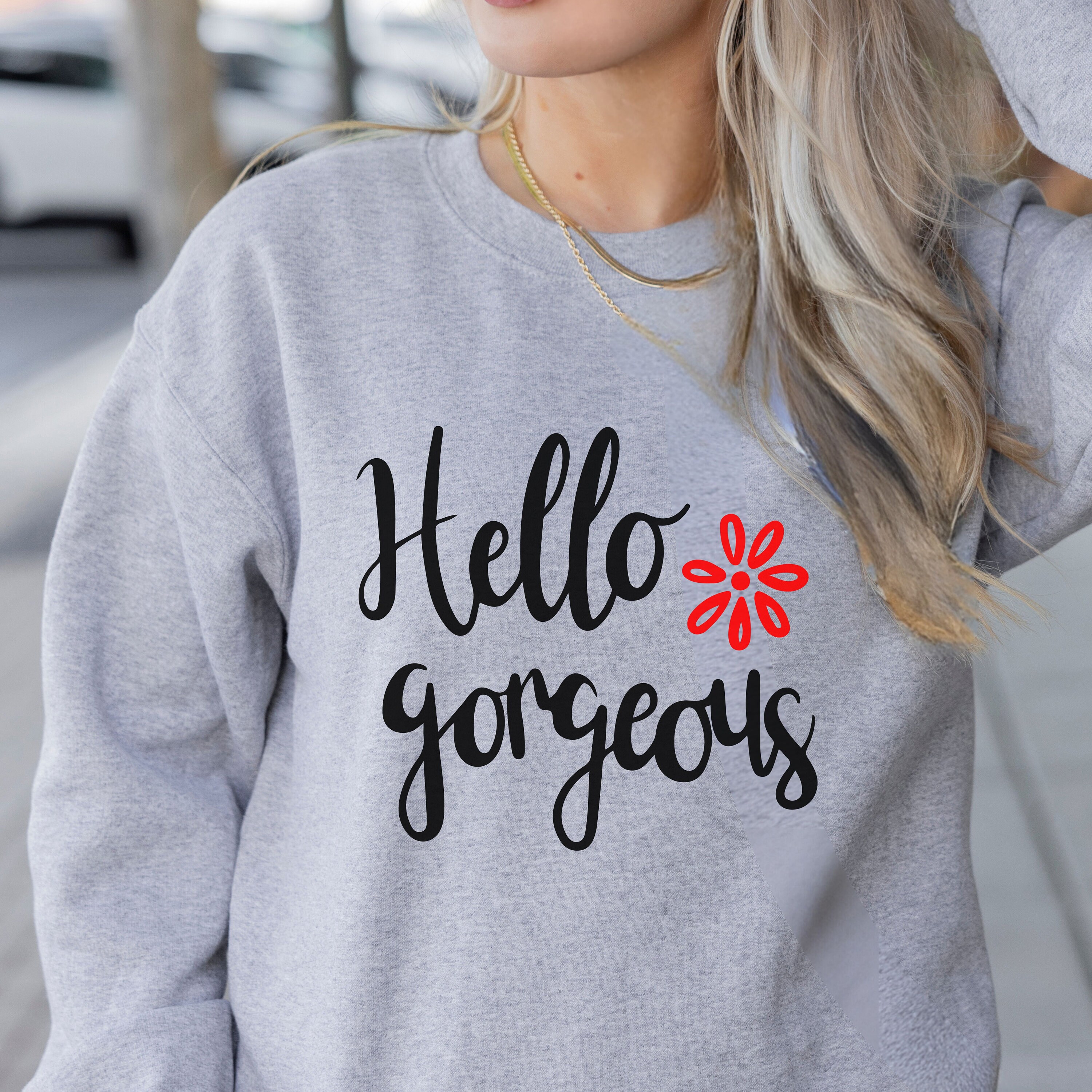 Hello Gorgeous Sweatshirt main image 0