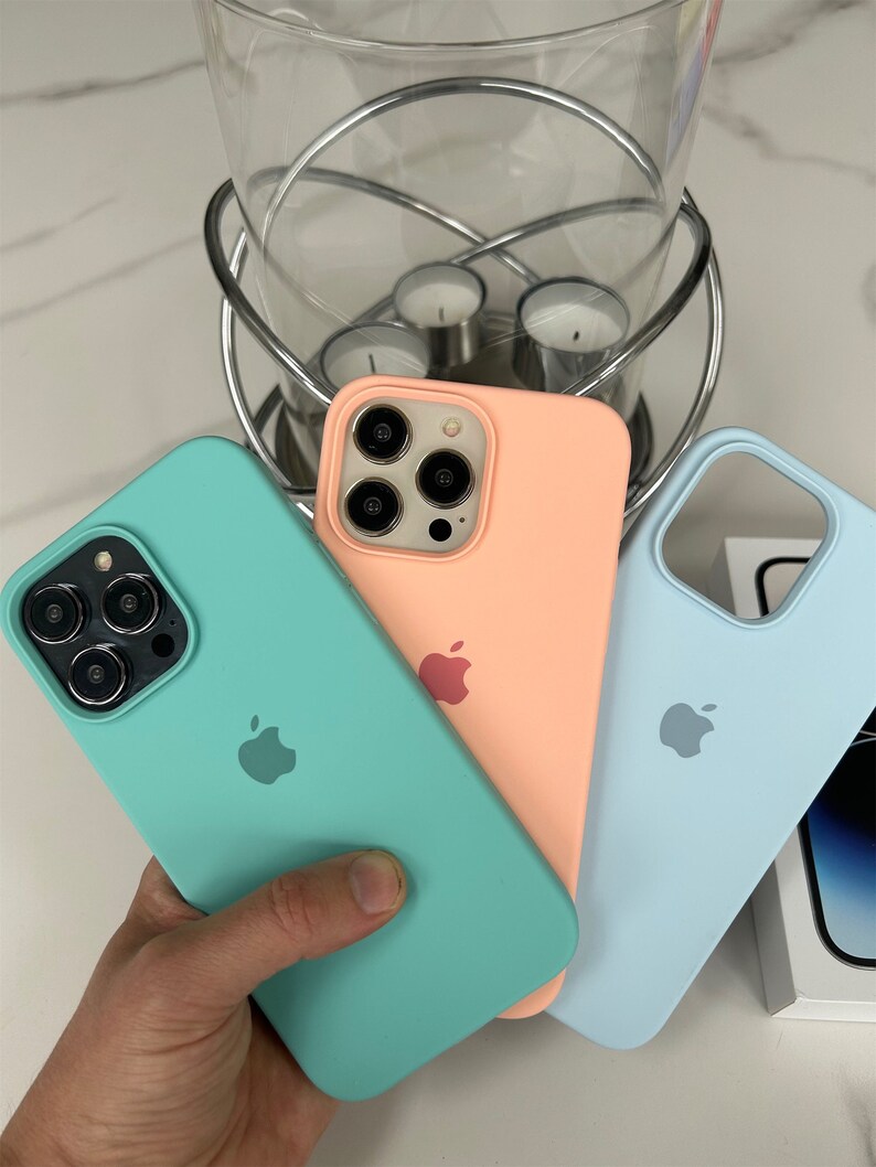 Solid Colors Silicone Phone Case for iPhone 15 Plus 15 Pro 15 13 Pro Max 13 12 11 Pro Max 13 12 11 Mini Case 7 8 Plus zdjęcie 8